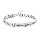 Lacoste Mens Stainless Steel Bracelet Silver
