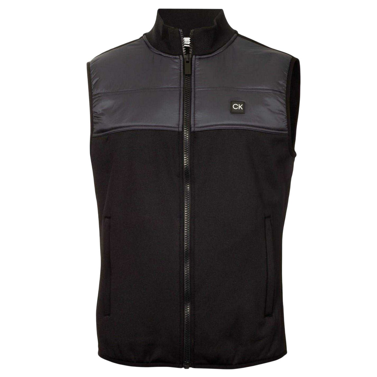 Calvin Klein Mens Performance Hybrid Golf Gilet Black