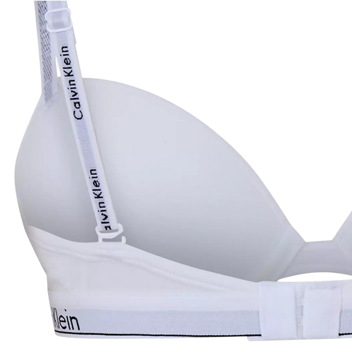 Calvin Klein Womens Modern Organic Cotton Bra Ivory