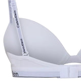 Calvin Klein Womens Modern Organic Cotton Bra Ivory
