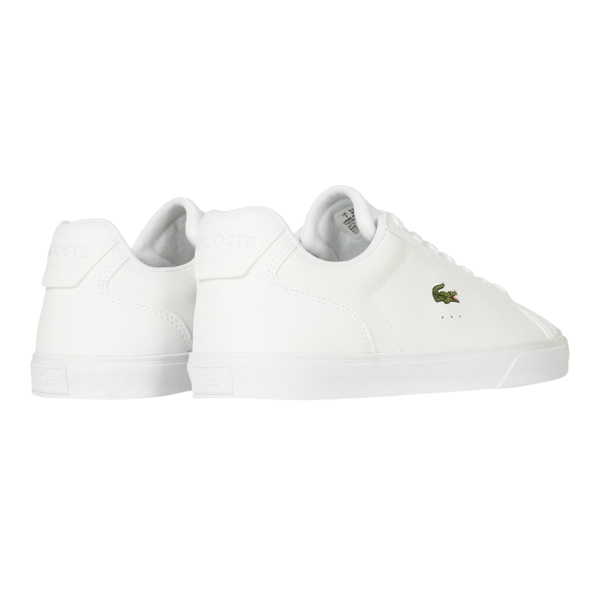 Lacoste Mens Lerond Pro Logo Leather Trainers White