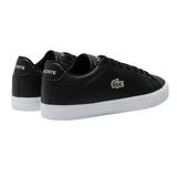 Lacoste Mens Lerond Pro Logo Leather Trainers Black/White