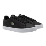 Lacoste Mens Lerond Pro Logo Leather Trainers Black/White