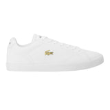 Lacoste Mens Lerond Pro Logo Leather Trainers Off White
