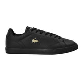 Lacoste Mens Lerond Pro Logo Leather Trainers Black