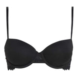 Calvin Klein Womens Attraction Lace Trim Push Up Bra Black