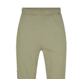 Lacoste Mens Side Stripe Slim Sweatpants Khaki Green