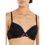 Calvin Klein Womens Demi Lace Bra Black