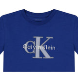 Calvin Klein Kids Logo Cotton T-Shirt Admiral Blue