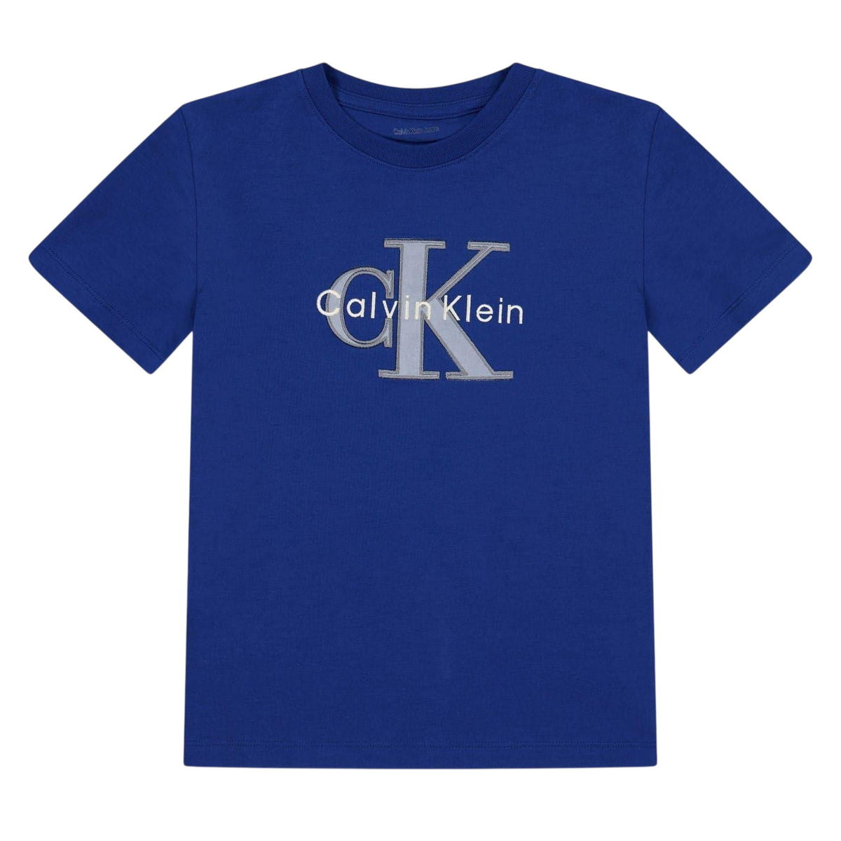 Calvin Klein Kids Logo Cotton T-Shirt Admiral Blue