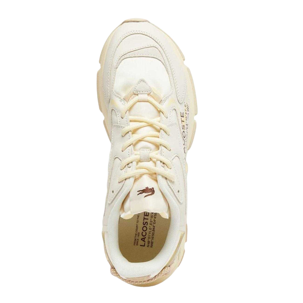 Lacoste Mens L003 Neo Leather Trainers Off White