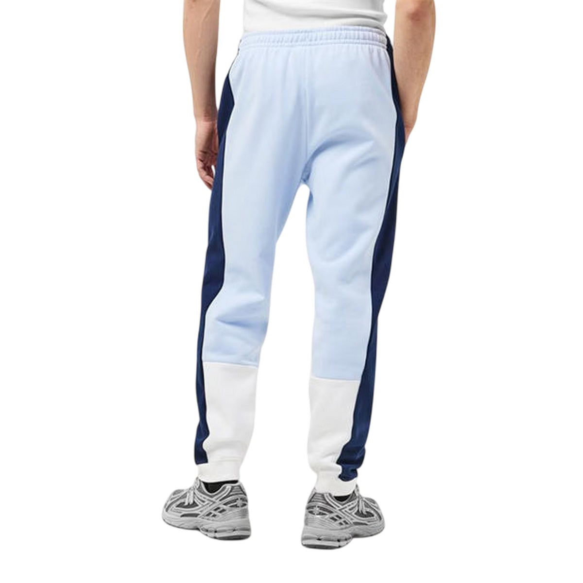 Lacoste Mens Colour Block Slim Joggers Phoenix Red/Navy