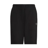Calvin Klein Womens Fleece Patterned Joggers Black
