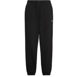 Calvin Klein Womens Fleece Patterned Joggers Black
