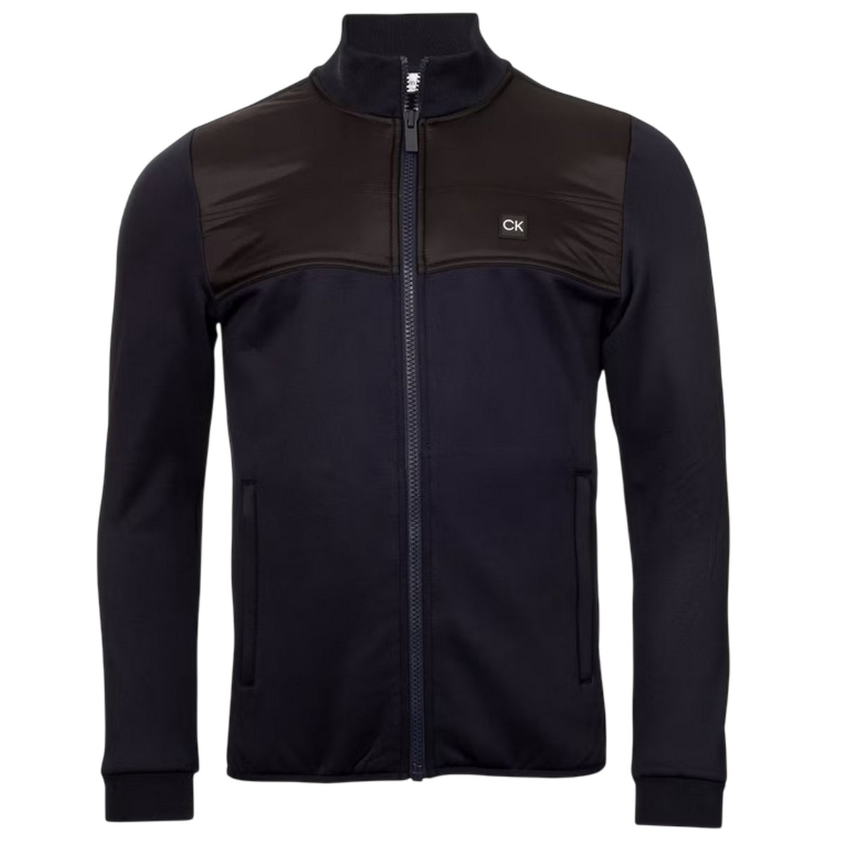 Calvin Klein Mens Regular Hybrid Jacket Navy