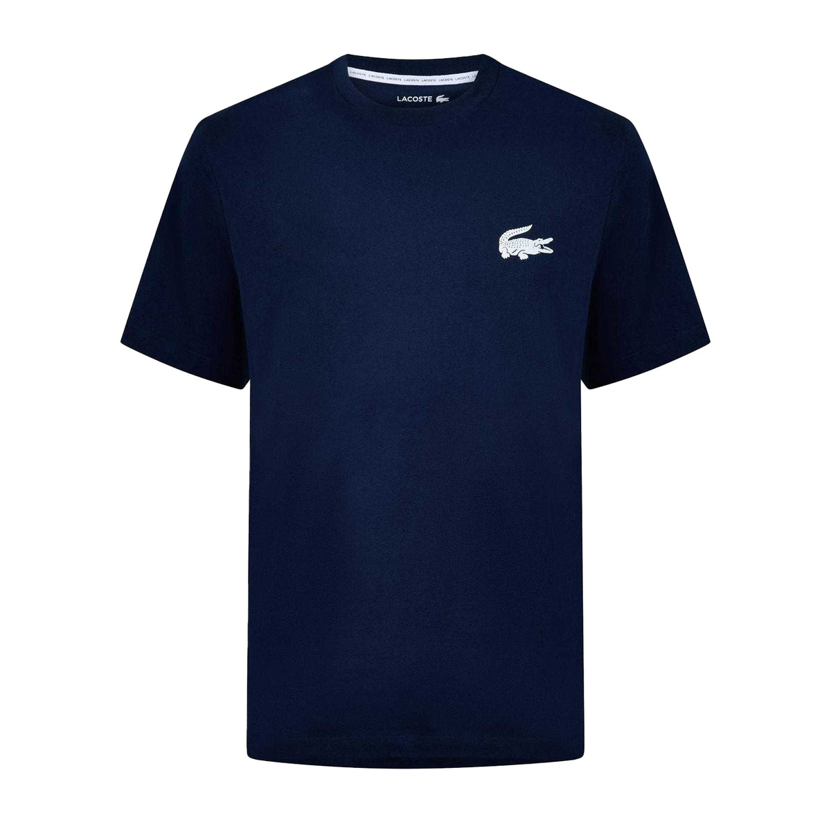 Lacoste Mens Croc Pyjama Top Navy