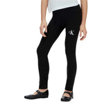 Calvin Klein Girls Jeans Logo Leggings Black