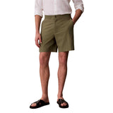 Calvin Klein Mens Straight Chino Shorts Deep Lichen Green