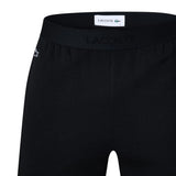 Lacoste Mens Waffle Relaxed Fit Pyjama Shorts Black