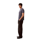 Calvin Klein Mens Acid Wash Crew Neck T-Shirt Blue