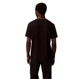 Calvin Klein Mens Micro Logo T-Shirt (Pack of 2) Black/White
