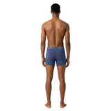 Calvin Klein Mens Cotton Blend Boxer Briefs (Pack of 3) Blue/Green/Grey