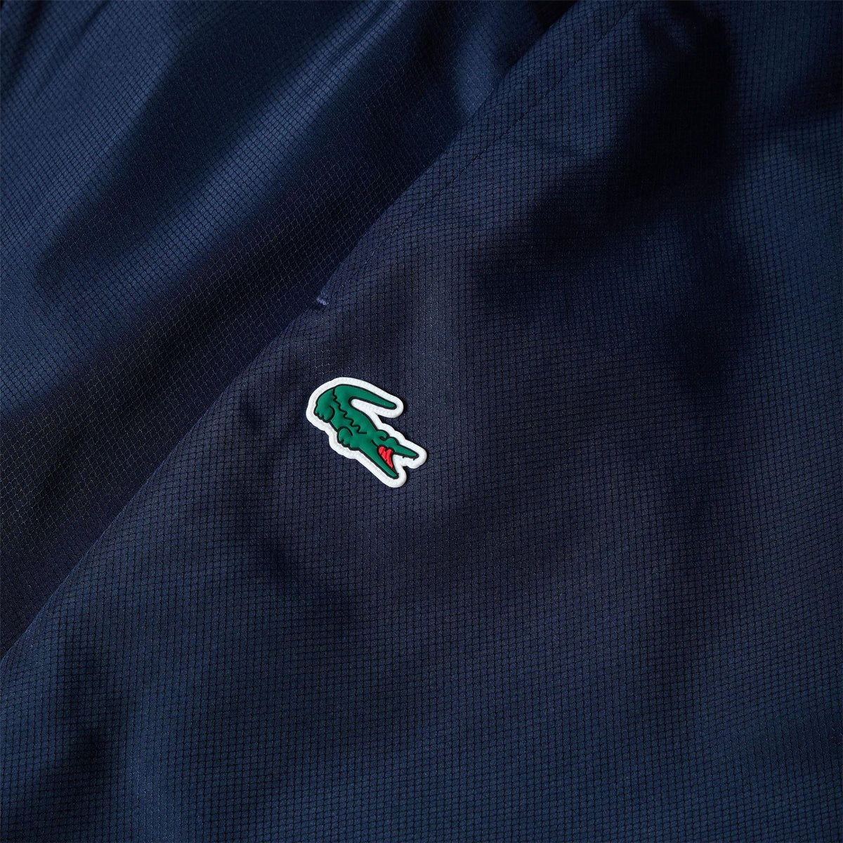 Lacoste Mens Taffeta Logo Jogging Bottoms Navy