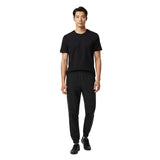 Lacoste Mens Taffeta Logo Jogging Bottoms Black