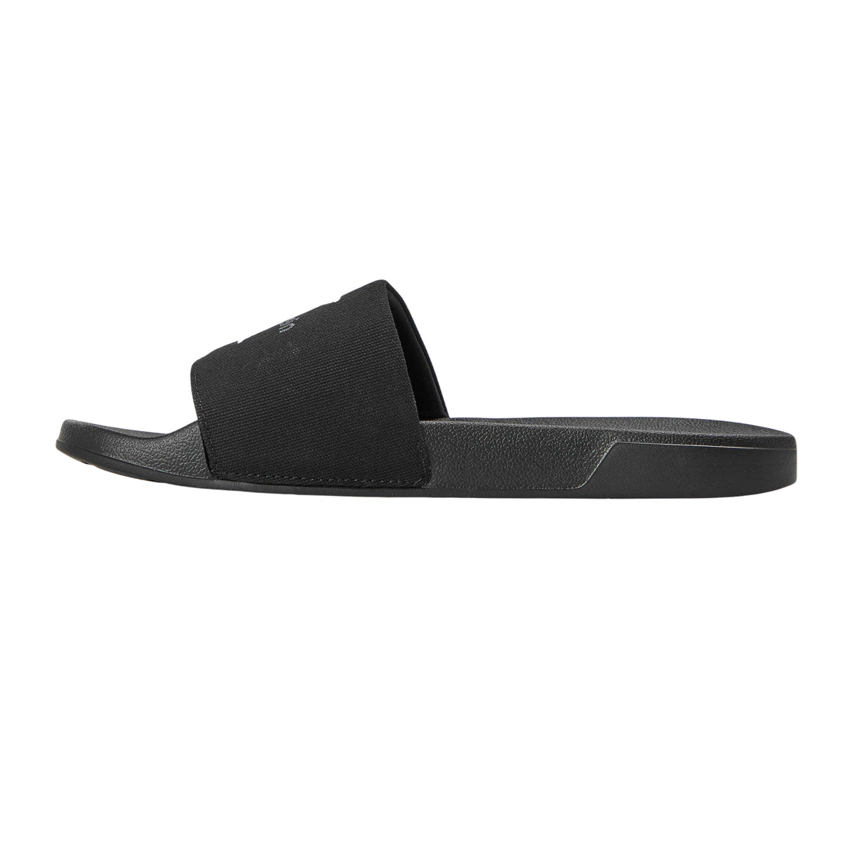 Calvin Klein Womens Embroidered Logo Sliders Triple Black