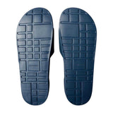 Calvin Klein Mens Logo Slip-on Flat Sliders Navy