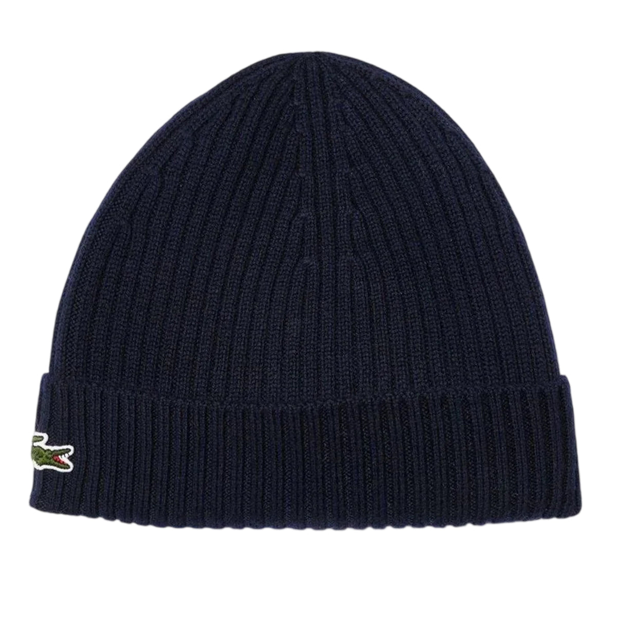 Lacoste Embroidered Logo Beanie Navy