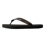 Calvin Klein Womens Logo Flip Flops Triple Black