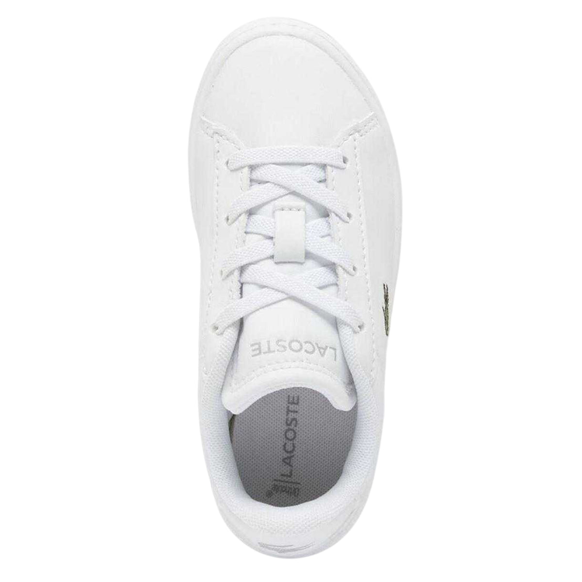 Lacoste Kids Carnaby Set Embroidered Logo Trainers White