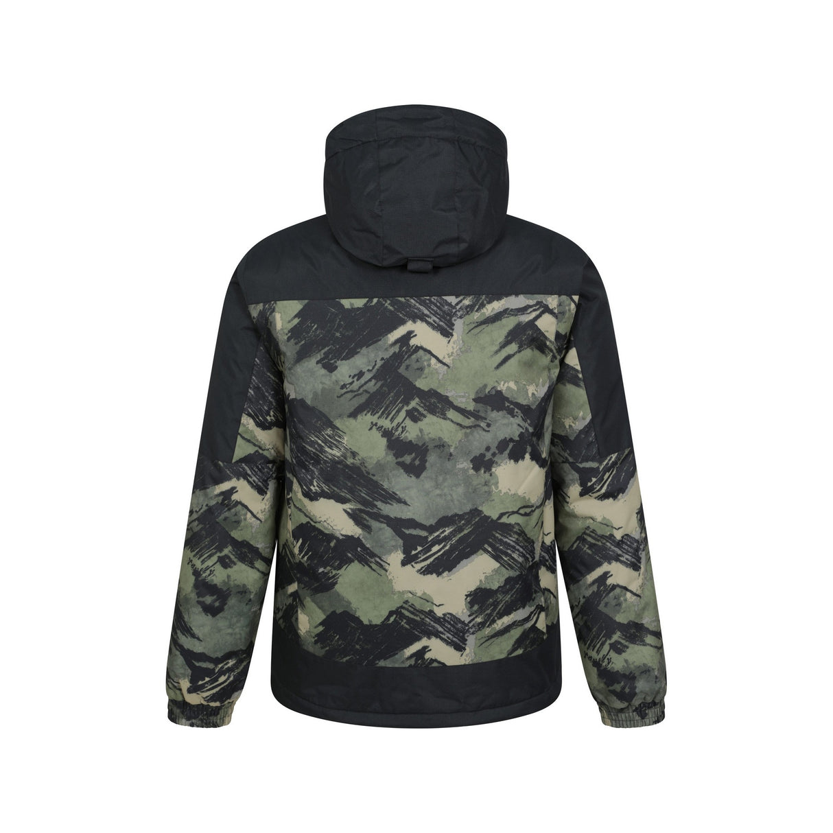 Mountain Warehouse Mens Shadow II Printed Ski Jacket Dark Green