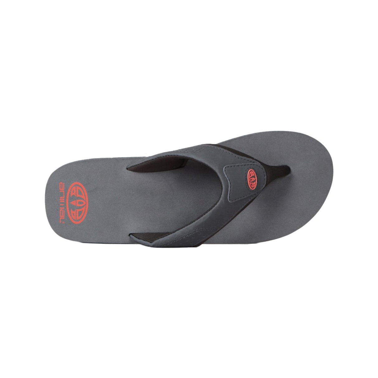 Animal Mens Jekyl Recycled Flip Flops Asphalt