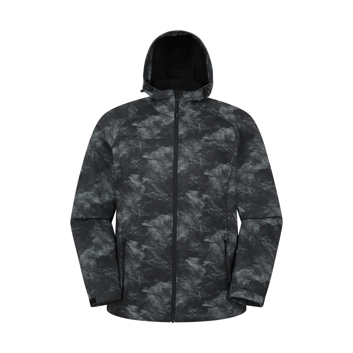 Mountain Warehouse Mens Exodus Showerproof Soft Shell Jacket Alloy Grey