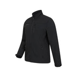 Mountain Warehouse Mens Grasmere Soft Shell Jacket Black