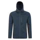 Mountain Warehouse Mens Treston Fleece Hooded Hoodie Navy
