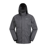 Mountain Warehouse Mens Pakka II Waterproof Jacket Grey