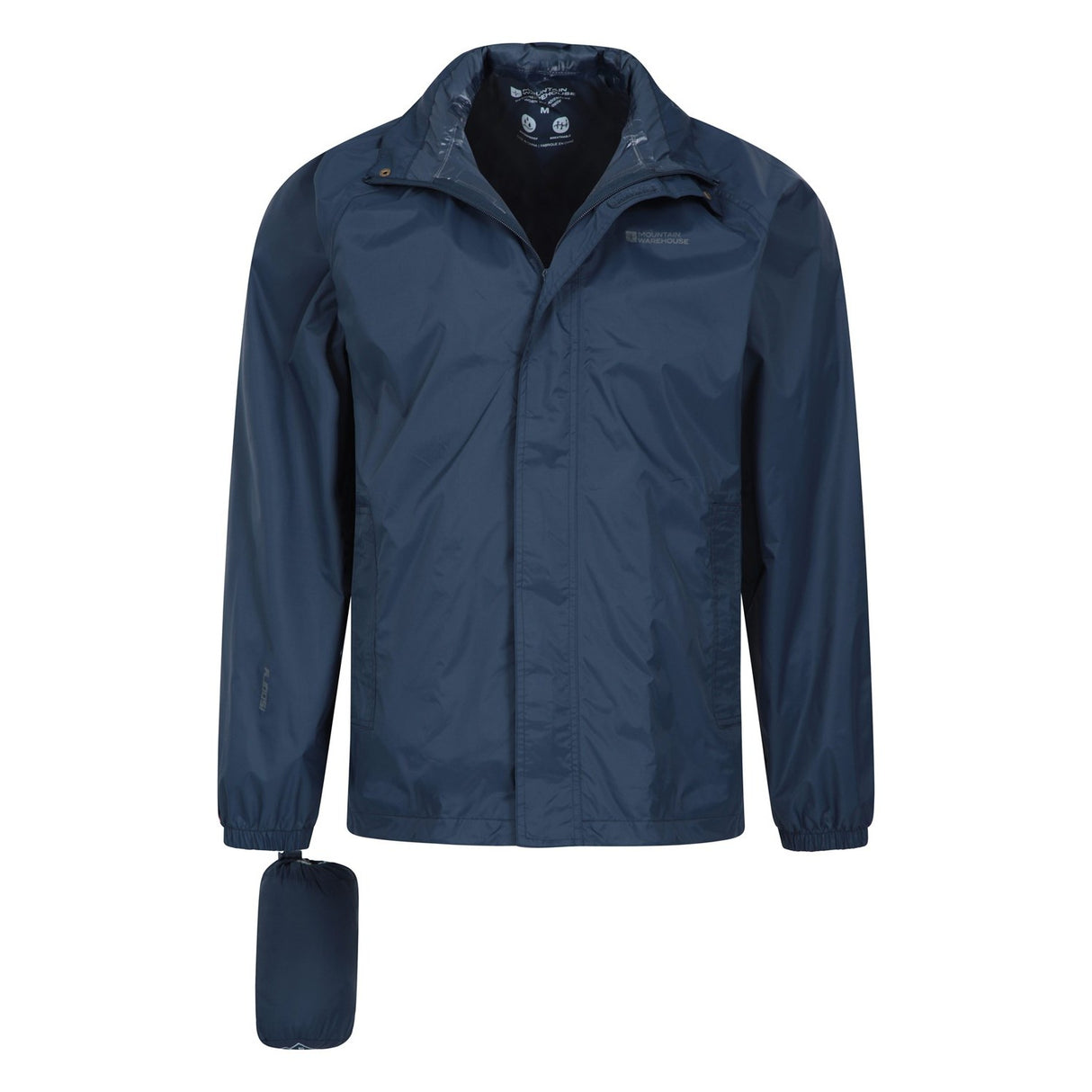 Mountain Warehouse Mens Pakka II Waterproof Jacket Navy