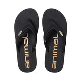 Animal Womens Swish Recycled Flip Flops Black