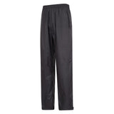 Mountain Warehouse Mens Pakka Waterproof Over Trousers Black