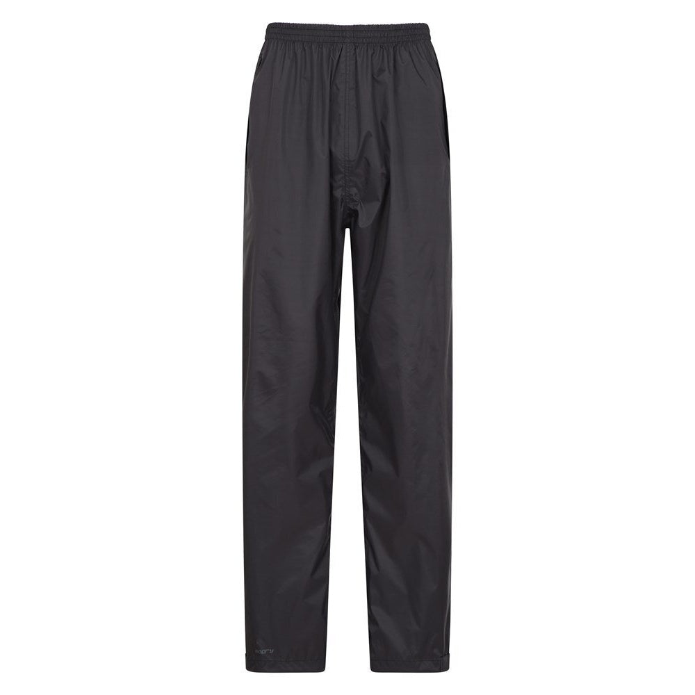Mountain Warehouse Mens Pakka Waterproof Over Trousers Black