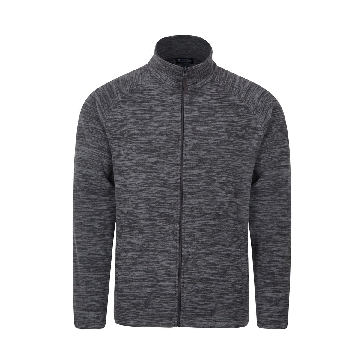Mountain Warehouse Mens Snowdon II Full Zip Fleece Jacket Charcoal