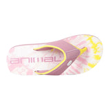 Animal Kids Swish Recycled Flip Flops Fuchsia