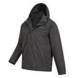 Mountain Warehouse Mens Fell II 3 in 1 Jacket Black