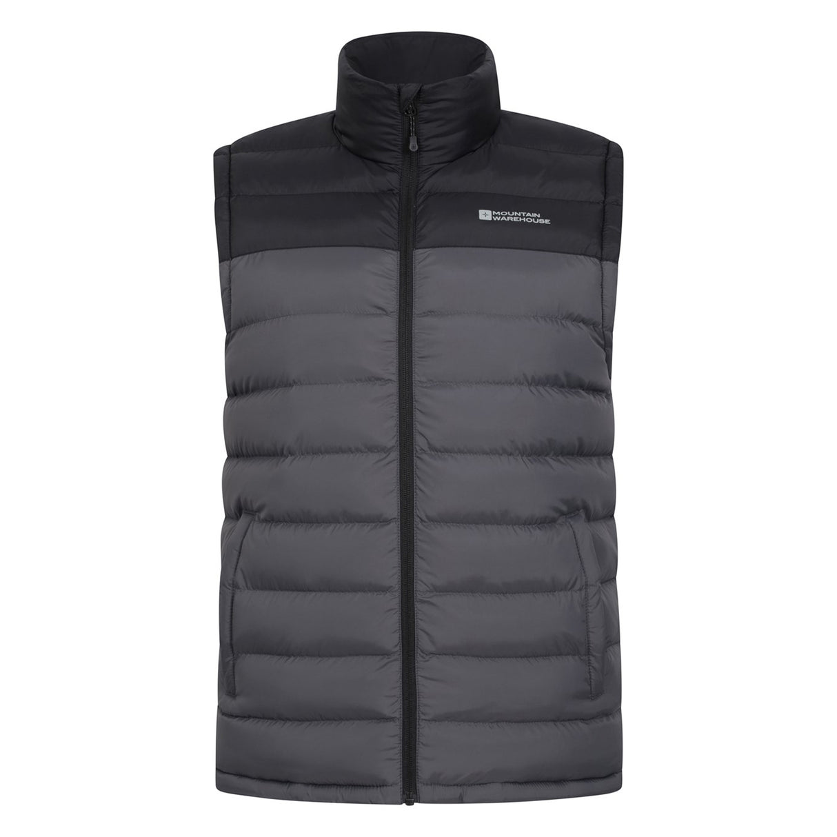 Mountain Warehouse Mens Seasons II Padded Gilet Dark Grey
