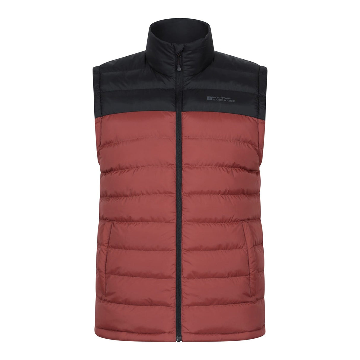 Mountain Warehouse Mens Seasons II Padded Gilet Berry
