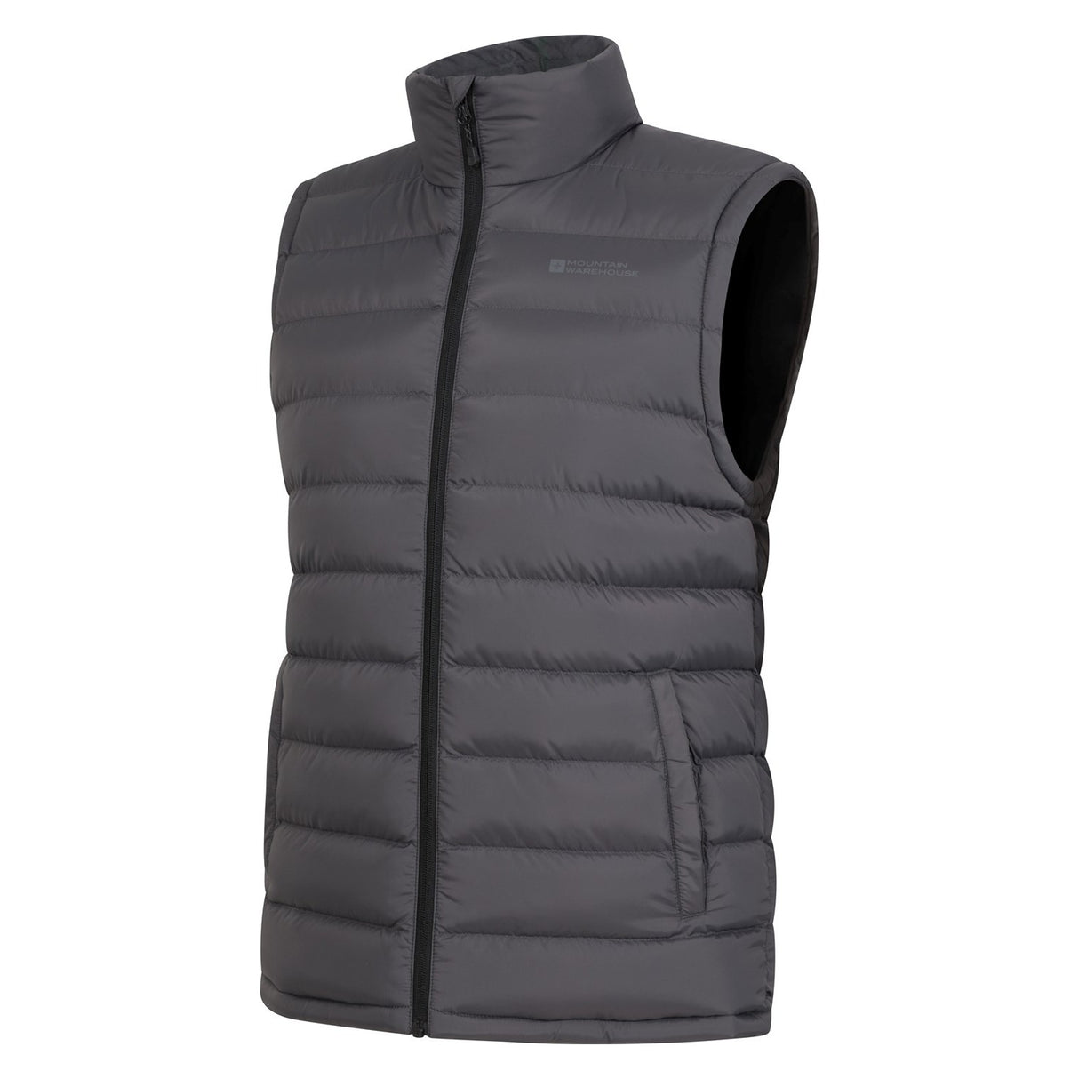 Mountain Warehouse Mens Seasons II Padded Gilet Charcoal