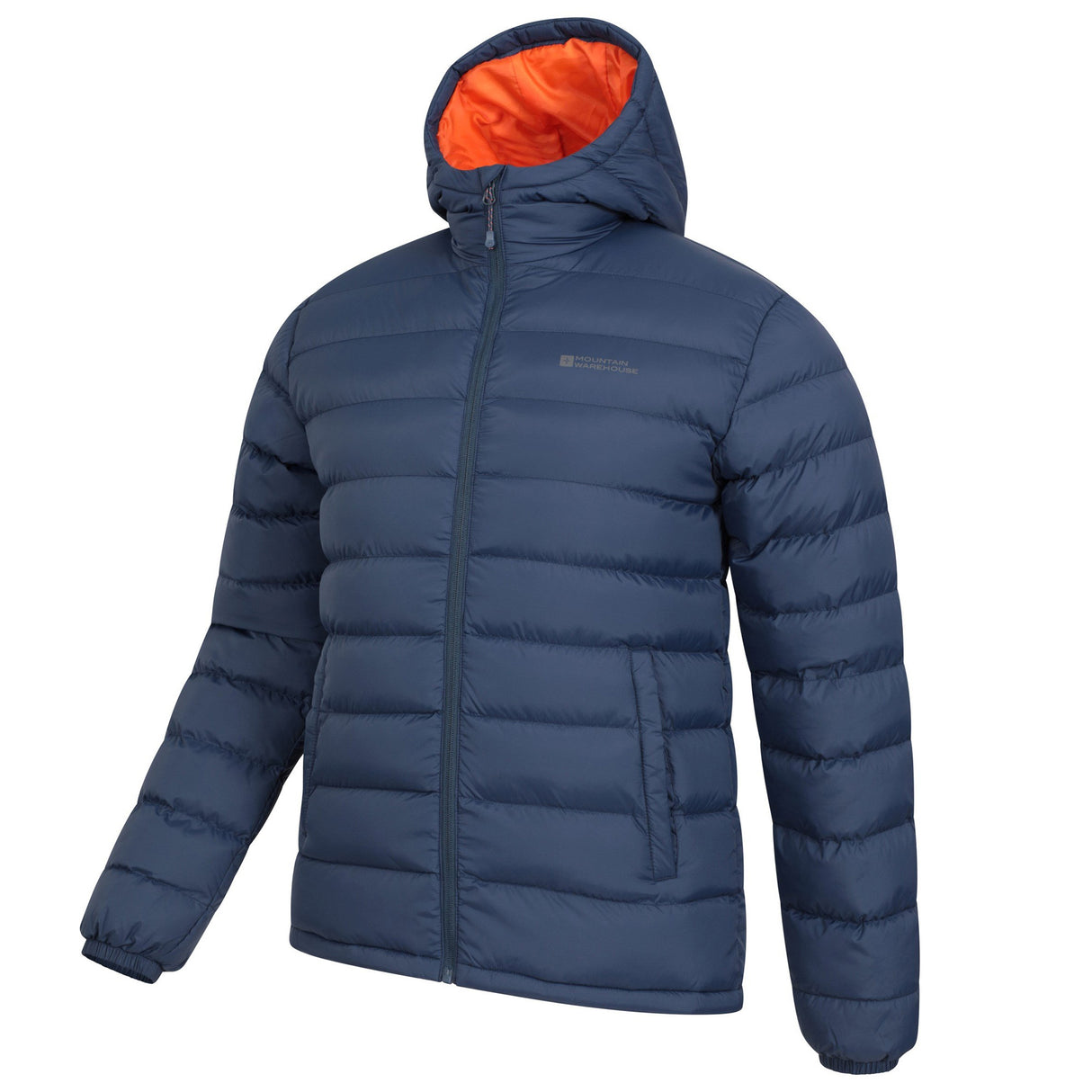 Mountain Warehouse Mens Seasons II Camo Padded Jacket Blue